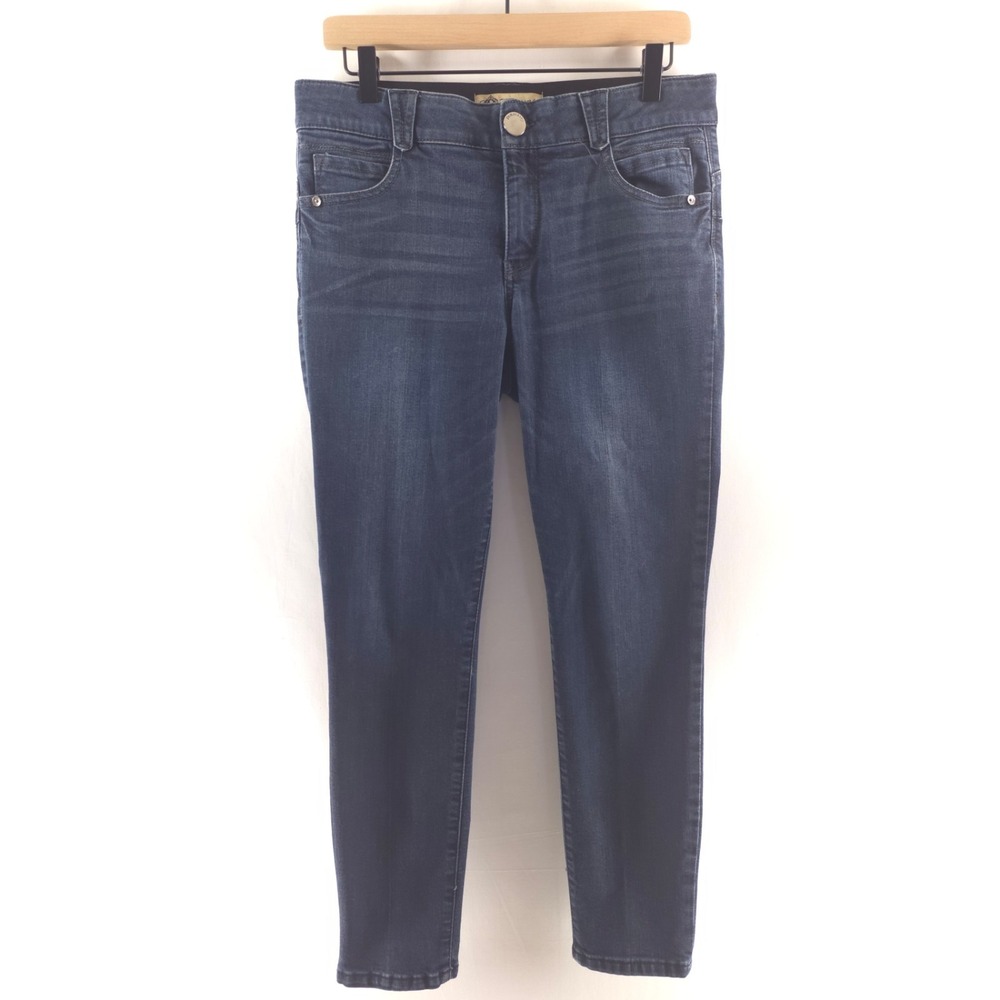 Democracy Womens Jeans Ab Solution Skinny 8 Dark Blue Stretch Denim‎